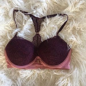 Pink Date Night Push Up Bra 32D